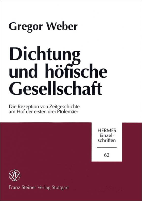 Cover-Bild Dichtung und höfische Gesellschaft