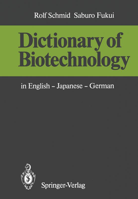 Cover-Bild Dictionary of Biotechnology