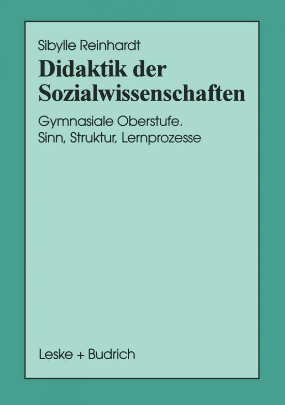 Cover-Bild Didaktik der Sozialwissenschaften