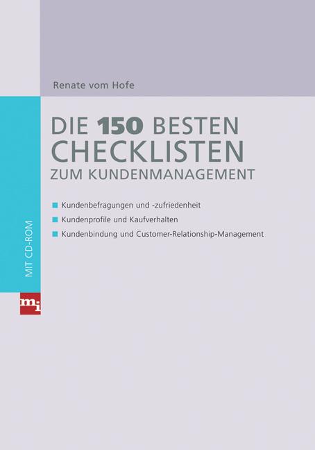 Cover-Bild Die 150 besten Checklisten zum Kundenmanagement