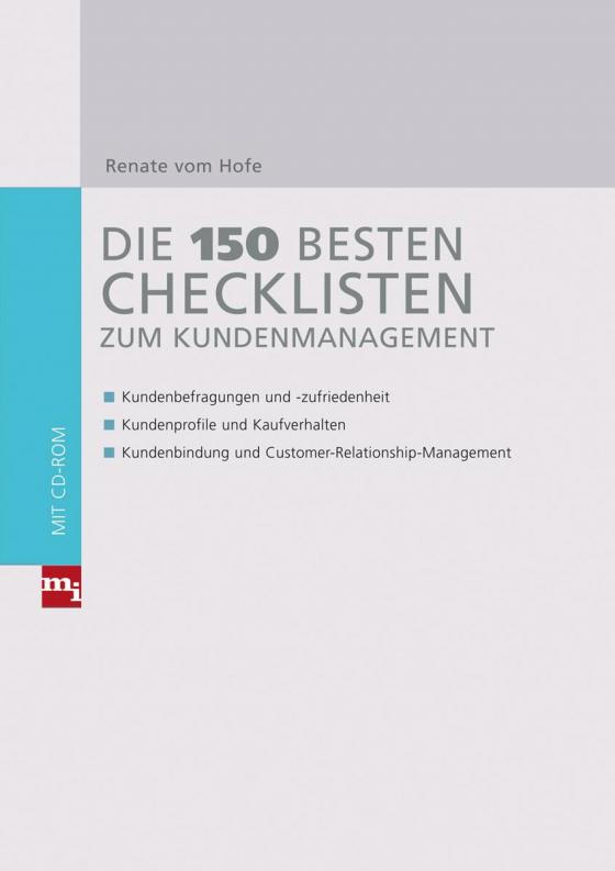 Cover-Bild Die 150 besten Checklisten zum Kundenmanagement