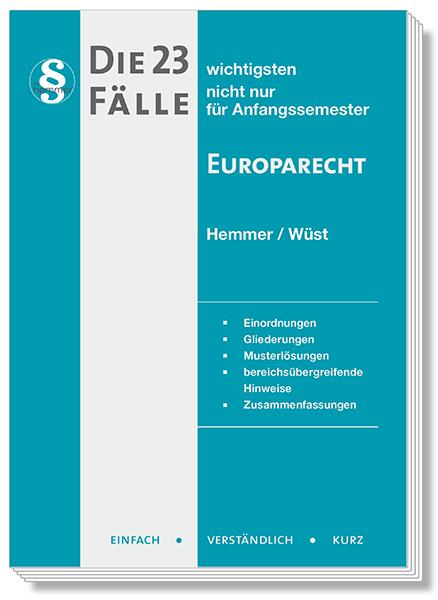 Cover-Bild Die 23 wichtigsten Fälle Europarecht