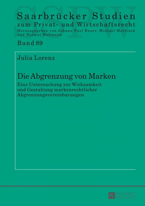 Cover-Bild Die Abgrenzung von Marken