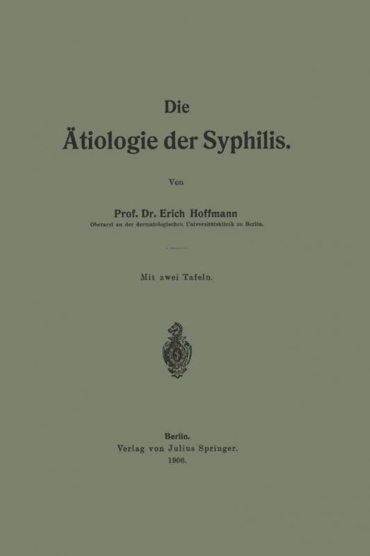 Cover-Bild Die Ätiologie der Syphilis