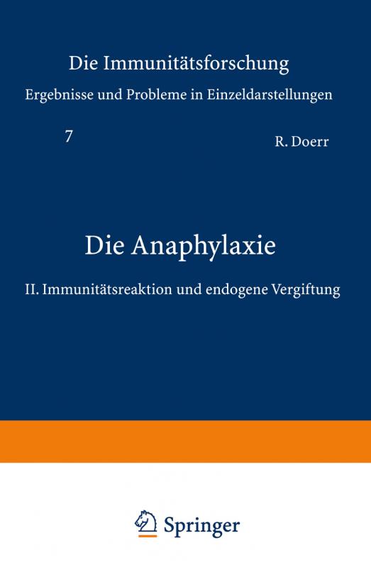 Cover-Bild Die Anaphylaxie