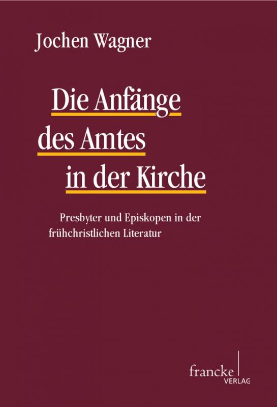 Cover-Bild Die Anfänge des Amtes in der Kirche