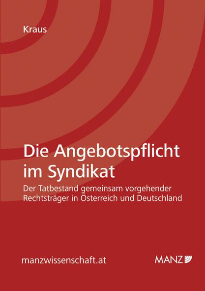 Cover-Bild Die Angebotspflicht im Syndikat