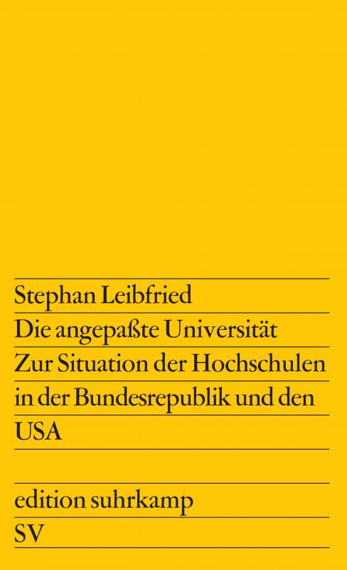 Cover-Bild Die angepaßte Universität