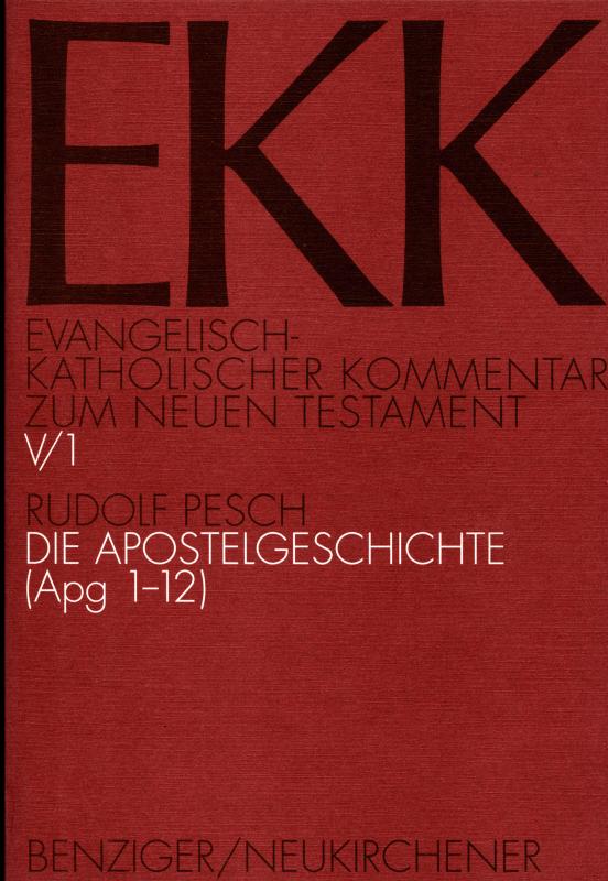 Cover-Bild Die Apostelgeschichte, EKK V/1