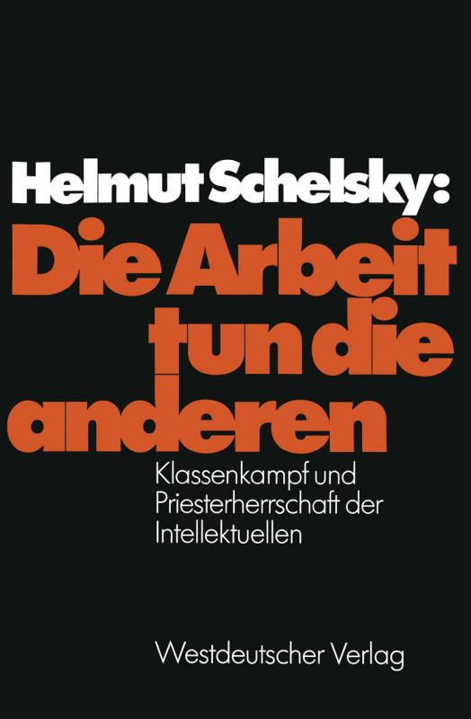 Cover-Bild Die Arbeit tun die anderen