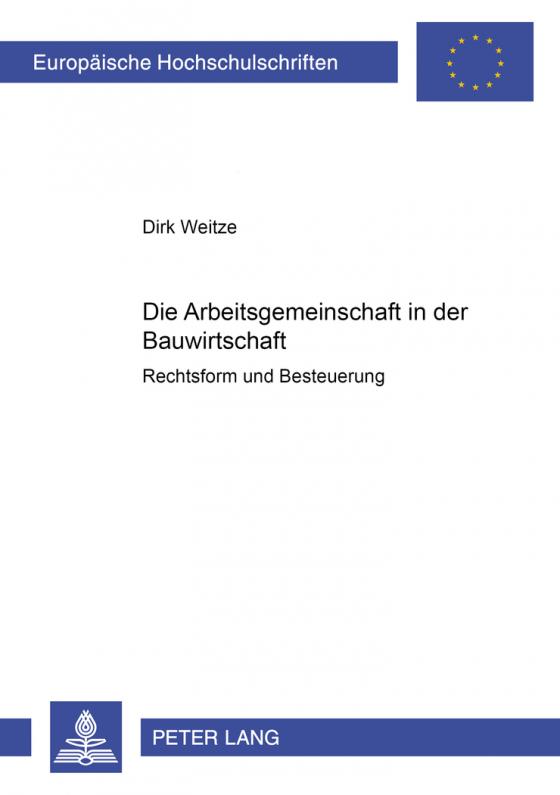 Cover-Bild Die Arbeitsgemeinschaft in der Bauwirtschaft