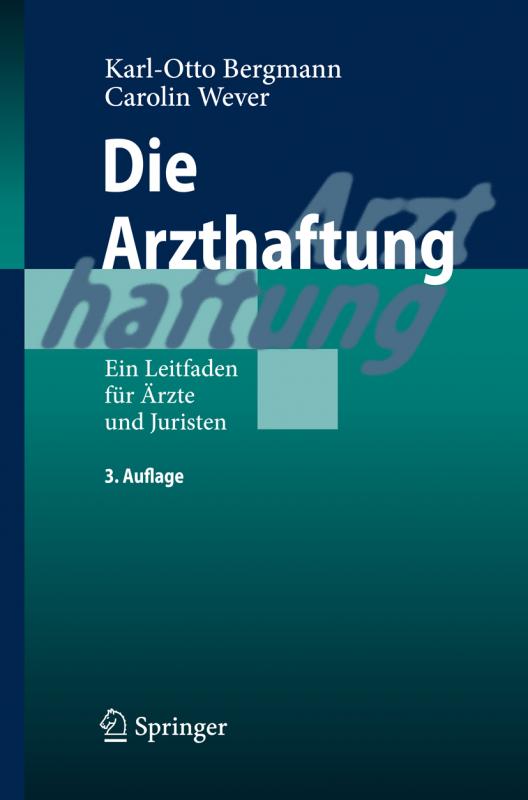 Cover-Bild Die Arzthaftung