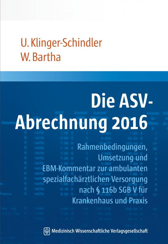 Cover-Bild Die ASV-Abrechnung 2016