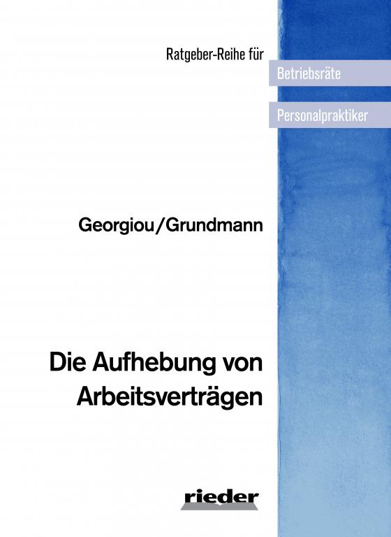 Cover-Bild Die Aufhebung von Arbeitsverträgen