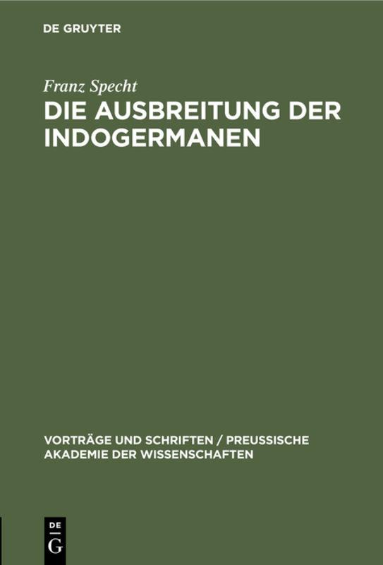 Cover-Bild Die Ausbreitung der Indogermanen