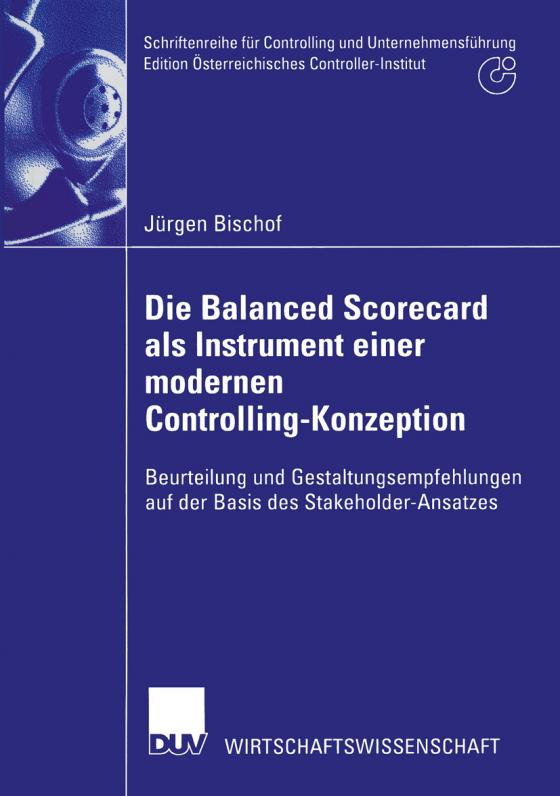 Cover-Bild Die Balanced Scorecard als Instrument einer modernen Controlling-Konzeption