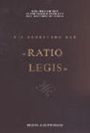 Cover-Bild Die Bedeutung der "ratio legis"