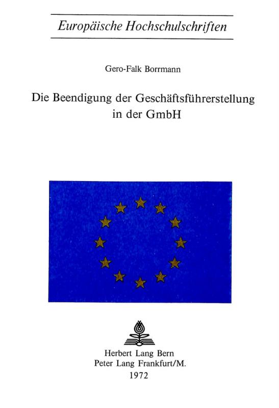 Cover-Bild Die Beendigung der Geschäftsführerstellung in der GmBH