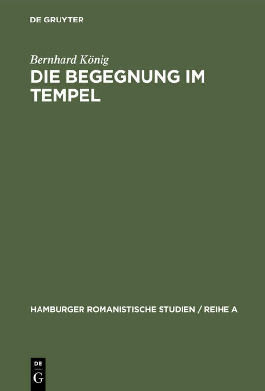 Cover-Bild Die Begegnung im Tempel