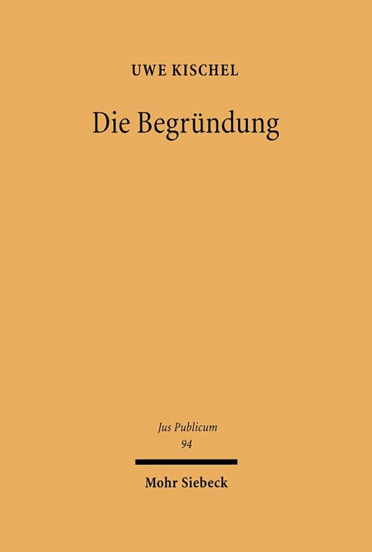 Cover-Bild Die Begründung