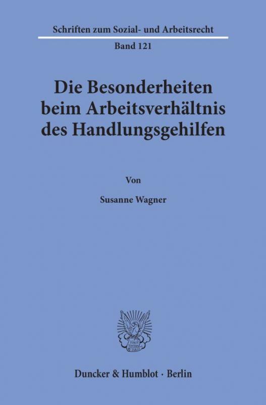 Cover-Bild Die Besonderheiten beim Arbeitsverhältnis des Handlungsgehilfen.