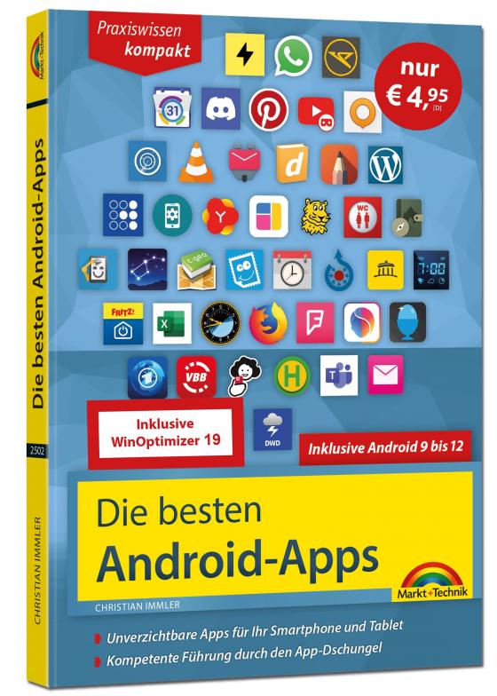 Cover-Bild Die besten Android-Apps: Für dein Smartphone und Tablet - aktuell zu Android 12, 11, 10 und 9