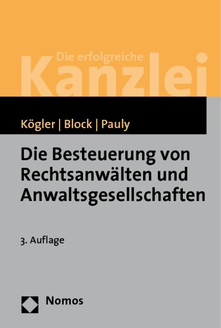 Cover-Bild Die Besteuerung von Rechtsanwälten und Anwaltsgesellschaften