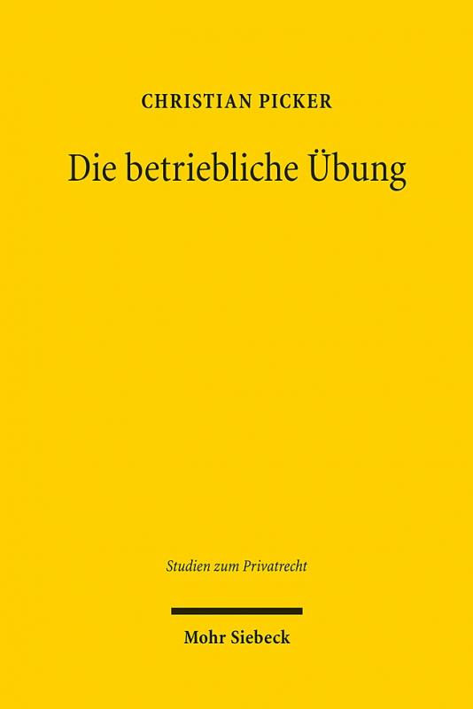 Cover-Bild Die betriebliche Übung