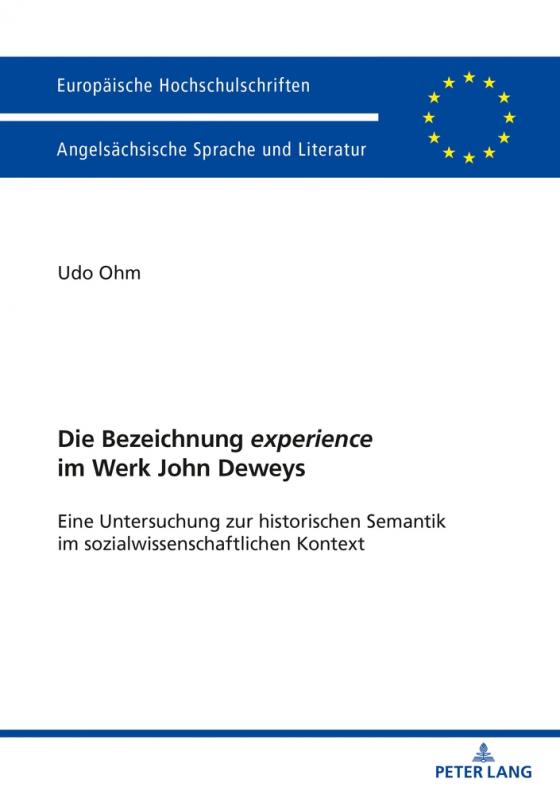 Cover-Bild Die Bezeichnung «experience» im Werk John Deweys