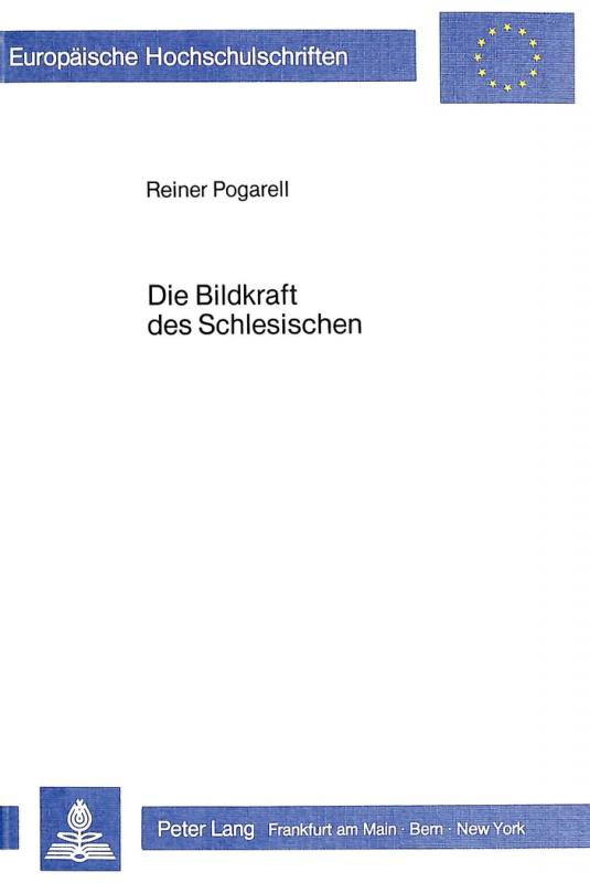 Cover-Bild Die Bildkraft des Schlesischen