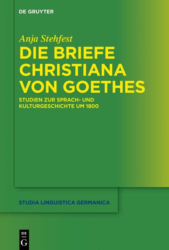 Cover-Bild Die Briefe Christiana von Goethes