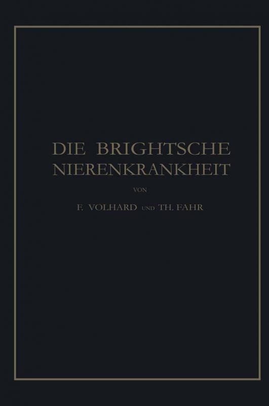 Cover-Bild Die Brightsche Nierenkrankheit