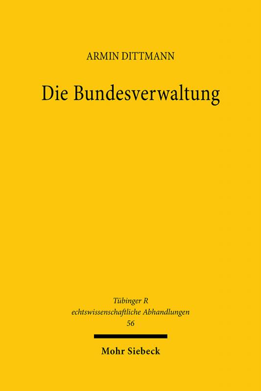Cover-Bild Die Bundesverwaltung