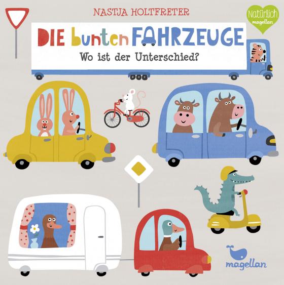 Cover-Bild Die bunten Fahrzeuge - Wo ist der Unterschied?