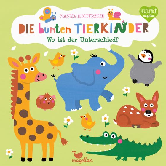 Cover-Bild Die bunten Tierkinder - Wo ist der Unterschied?