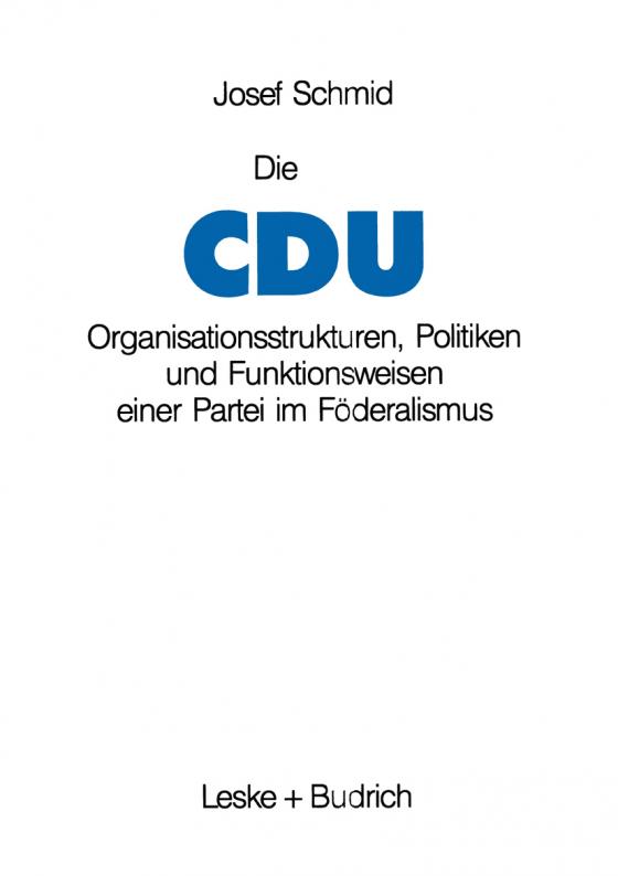 Cover-Bild Die CDU