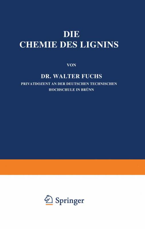 Cover-Bild Die Chemie des Lignins