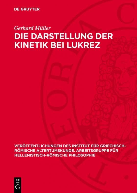 Cover-Bild Die Darstellung der Kinetik bei Lukrez