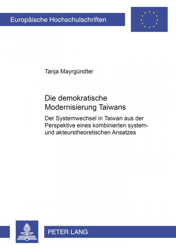 Cover-Bild Die demokratische Modernisierung Taiwans
