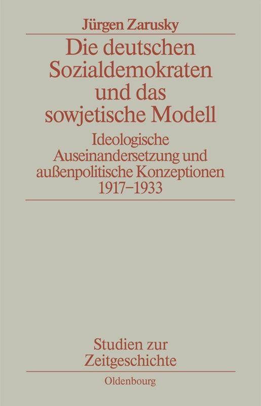 Cover-Bild Die deutschen Sozialdemokraten und das sowjetische Modell