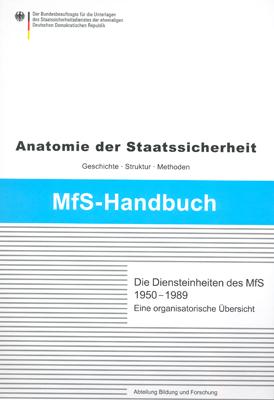 Cover-Bild Die Diensteinheiten des MfS 1950-1989