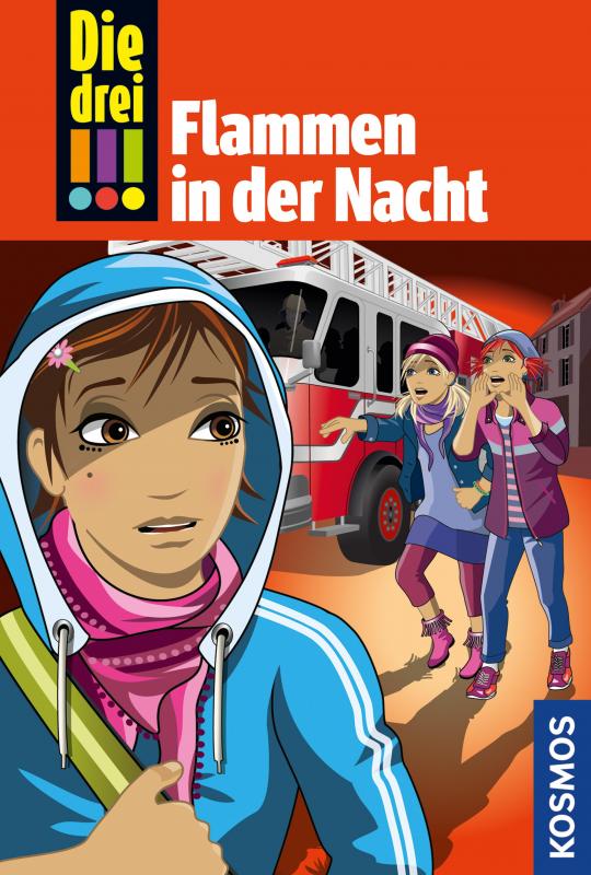 Cover-Bild Die drei !!!, 63, Flammen in der Nacht (drei Ausrufezeichen)