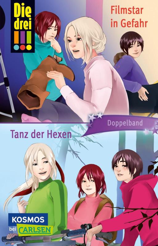 Cover-Bild Die drei !!!: Filmstar in Gefahr / Tanz der Hexen (Doppelband)