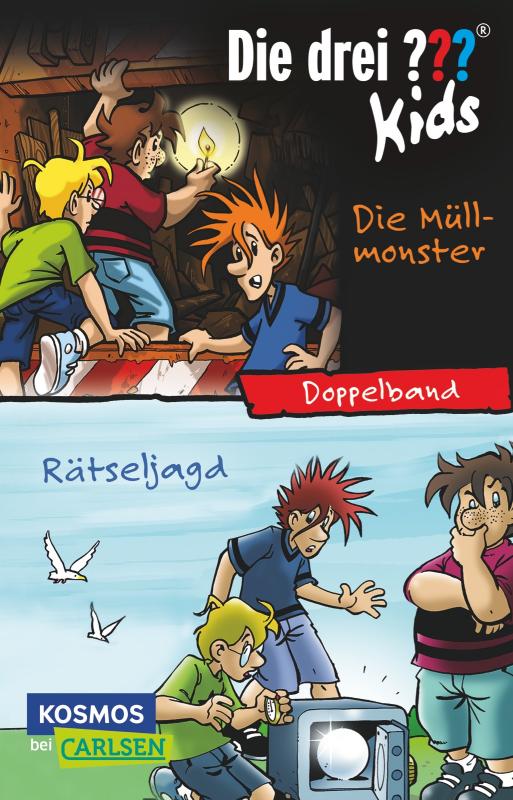 Cover-Bild Die drei ??? Kids: Die Müllmonster / Rätseljagd (Doppelband)