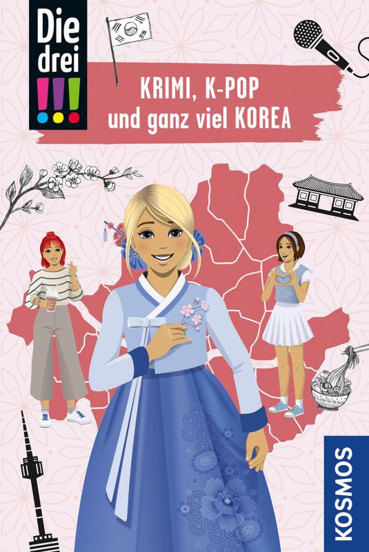 Cover-Bild Die drei !!!, Krimi, K-Pop und ganz viel Korea