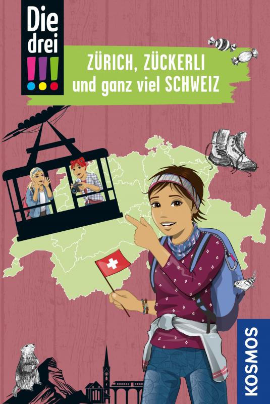Cover-Bild Die drei !!!, Zürich, Zückerli und ganz viel Schweiz (drei Ausrufezeichen)