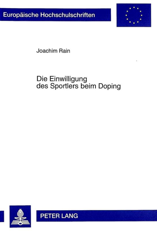Cover-Bild Die Einwilligung des Sportlers beim Doping