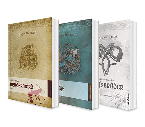 Cover-Bild Die Eiswolf-Saga. Teil 1-3: Brudermord / Irrwege / Wolfsbrüder. Drei historische Romane in einem Bundle