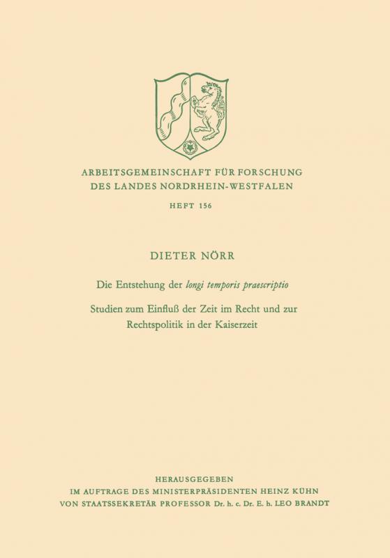 Cover-Bild Die Entstehung der longi temporis praescriptio