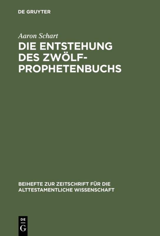 Cover-Bild Die Entstehung des Zwölfprophetenbuchs